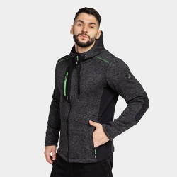 Суитшърт с цип NORD Hoodie Сив меланж
