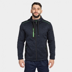 Суитшърт с цип NORD Hoodie тъмно син