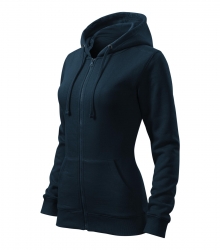 Дамски суитшърт с цип Trendy Zipper411 тъмно син Дамски суитшърт с цип Trendy Zipper411 тъмно син
