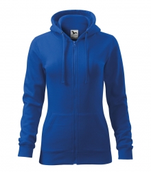 Дамски суитшърт с цип Trendy Zipper411 кралско син