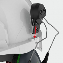 Антифони за каска 31dB Sonis® Compact Тъмносиви