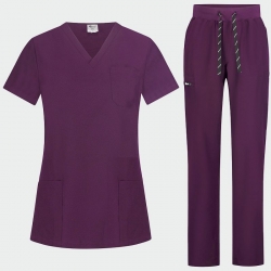 Дамски работен комплект BELLA лилав