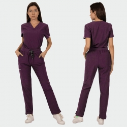 Дамски работен комплект BELLA лилав