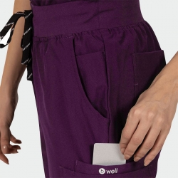 Дамски работен комплект BELLA лилав