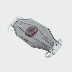 Еднократна маска FFP3 с Typhoon™ клапан JSP SPRINGFIT™ FFP3 Бял цвят