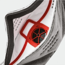 Еднократна маска FFP3 с Typhoon™ клапан JSP SPRINGFIT™ FFP3 Бял цвят