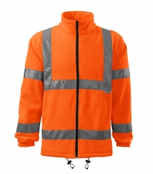 Сигнално унисекс яке HV Fleece Jacket5V1 ORANGE