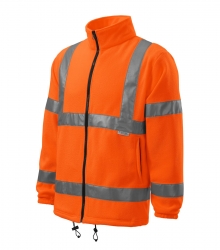 Сигнално унисекс яке HV Fleece Jacket5V1 ORANGE