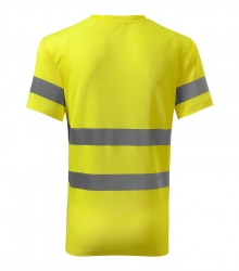 Сигнална унисекс тениска HV Protect 1V9 жълта
