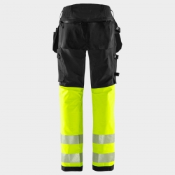 Работен панталон FRISTADS CRAFTSMAN HV YELLOW/BLACK