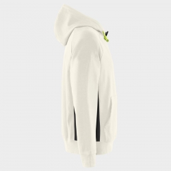 Суитшърт унисекс FRISTADS HOODED STRETCH WHITE