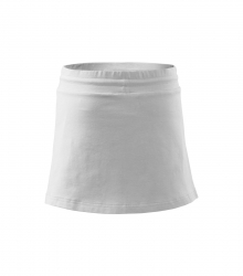 Спортна дамска пола Two in one 604 бяла