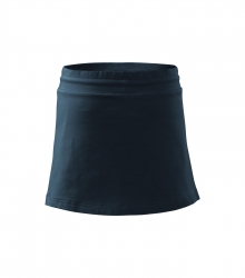 Спортна дамска пола Two in one 604 тъмно син цвят