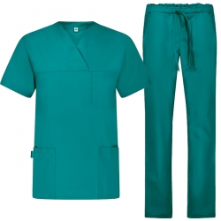 Медицински работен комплект Angel карибско зелен