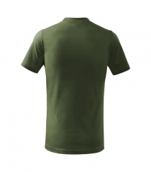 Спортна детска тениска Basic 138 olive