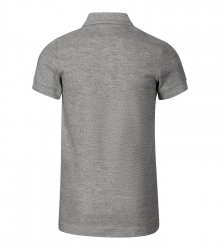 Спортна детска поло тениска Pique Polo222 тъмно сив меланж
