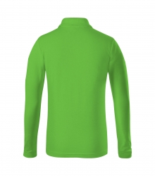 Детска спортна поло риза Pique Polo LS241 светло зелена