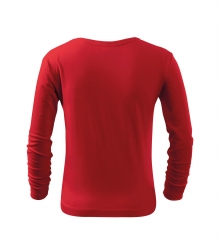 Детска спортна тениска с дълъг ръкав Fit-T LS121 червена