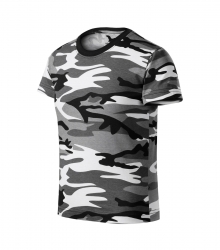Детска спортна тениска Camouflage149 сива