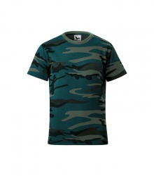Детска спортна тениска Camouflage149 петрол