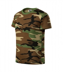 Детска спортна тениска Camouflage149 кафява