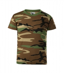 Детска спортна тениска Camouflage149 кафява