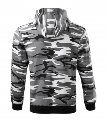 Работен мъжки суитшърт Camo Zipper C19 сив