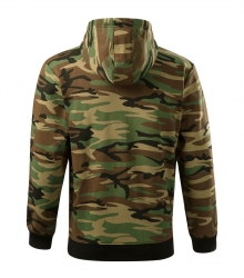 Работен мъжки суитшърт Camo Zipper C19 кафяв