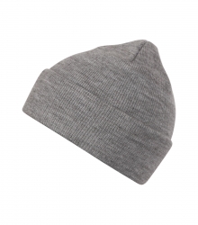 Работна зимна шапка Beanie315 тъмно сив меланж