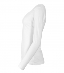 Дамска работна блуза с дълъг ръкав Fit-T LS169 бяла