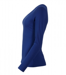 Дамска работна блуза с дълъг ръкав Fit-T LS169 кралско синя