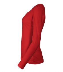 Дамска работна блуза с дълъг ръкав Fit-T LS169 червена