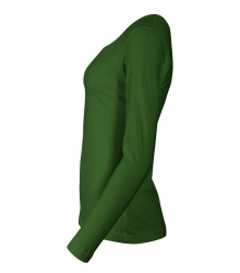 Дамска работна блуза с дълъг ръкав Fit-T LS169 тъмно зелена