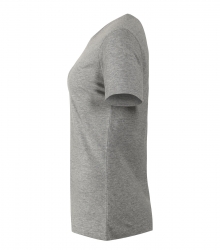 Дамска тениска Basic134 тъмно сив меландж