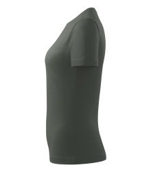 Дамска тениска Basic134 тъмно сива