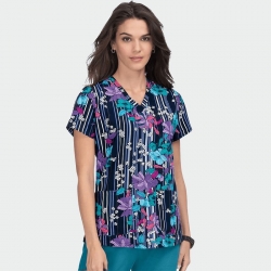 Медицинска туника NEXT GEN 1029PR - SFO принт Striped Floral