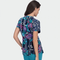 Медицинска туника NEXT GEN 1029PR - SFO принт Striped Floral