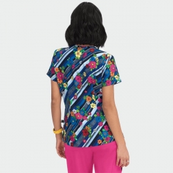 Медицинска туника FRENCH BULL F100PR - CLY принт Calypso