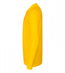 Работна мъжка риза Pique Polo LS221 жълта