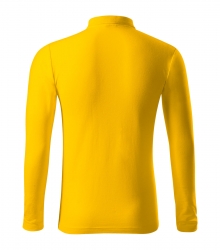 Работна мъжка риза Pique Polo LS221 жълта