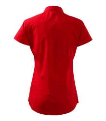 Дамска риза с къс ръкав Chic214 червена