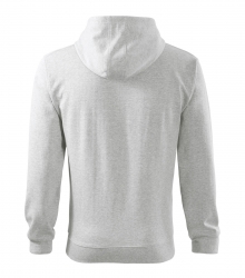 Мъжки суитшърт Trendy Zipper410 светло сив