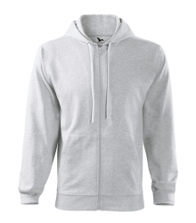 Мъжки суитшърт Trendy Zipper410 светло сив