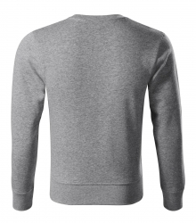 Унисекс суитшърт ZeroP41 тъмно сив меландж