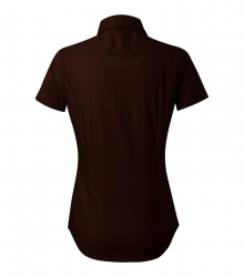 Дамска риза с къс ръкав Flash261 кафява