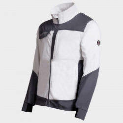 EOS STRETCH WHITE/DARK GREY Работно яке