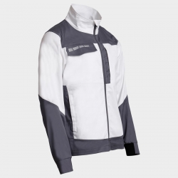 EOS STRETCH WHITE/DARK GREY Работно яке