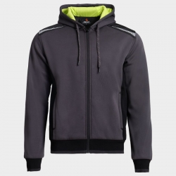 Суитшърт PRISMA 2.0 сив/зелен