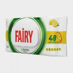 Мокри кърпи за повърхности FAIRY LEMON 100 бр.