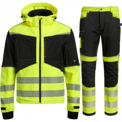 Работен комплект Prisma Softshell 2.0 HV жълт